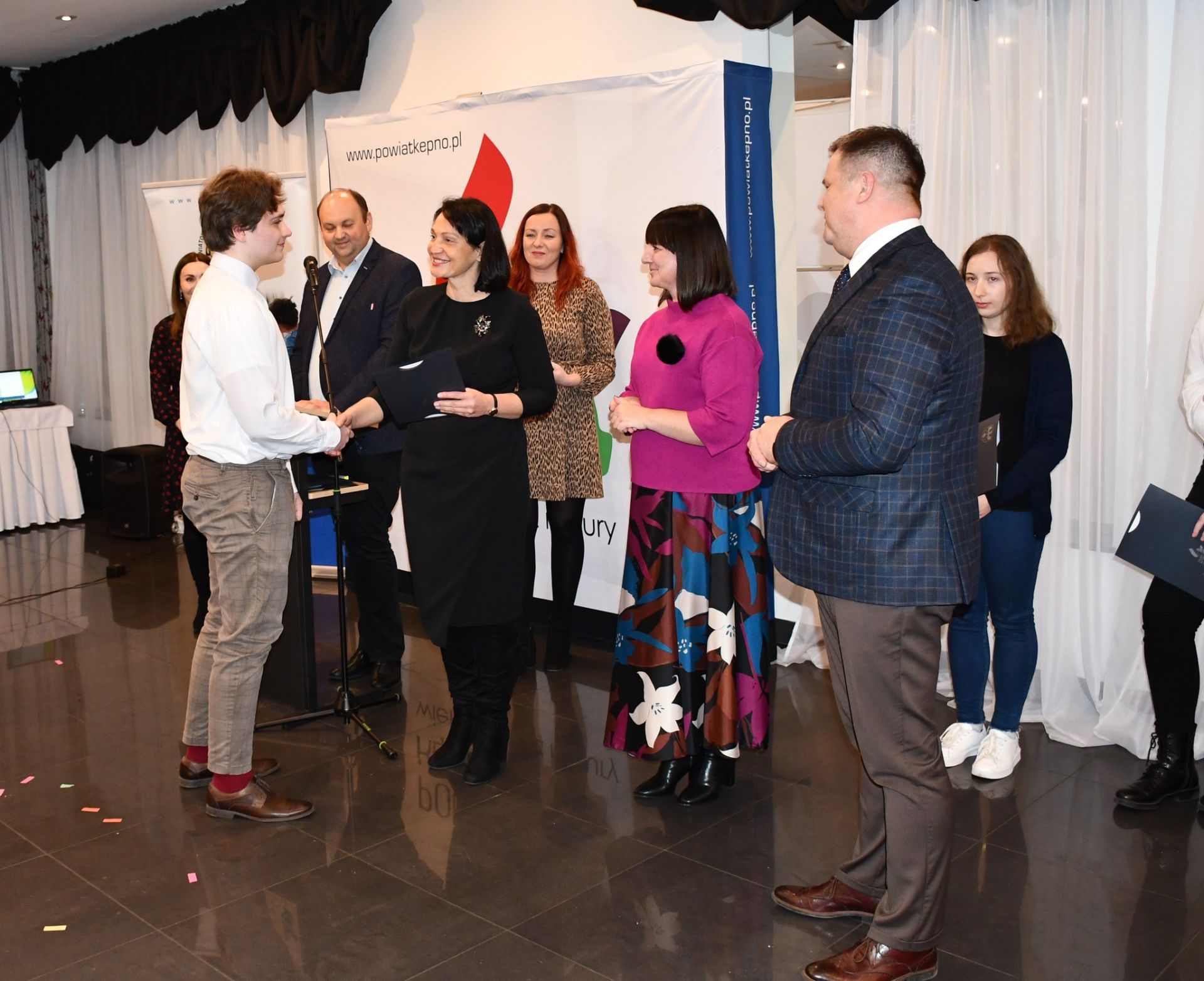 Wręczenia podziękowań dla Wolontariuszy