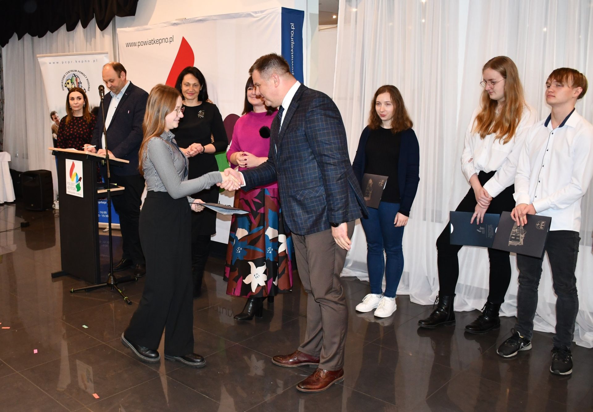 Wręczenia podziękowań dla Wolontariuszy